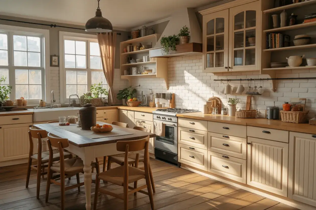 17 Rustic Farmhouse Kitchen Ideas That Make You Want to Bake a Pie